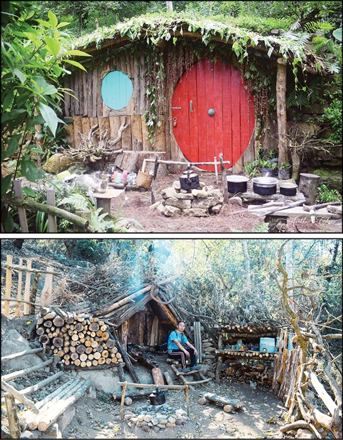 The ‘Hobbit Home’ has been built by 29-year-old Asakho Chase in the outskirts of Khonoma village. (Photo Courtesy: Asakho Chase)